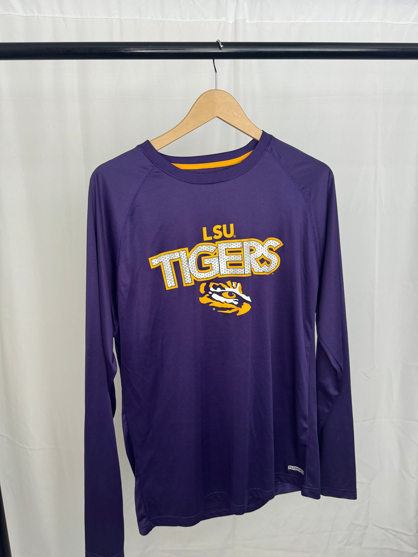 LSU Long Sleeve Dry Fit Shirt - M