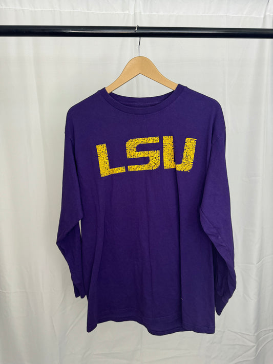 LSU Long Sleeve Purple Shirt - L