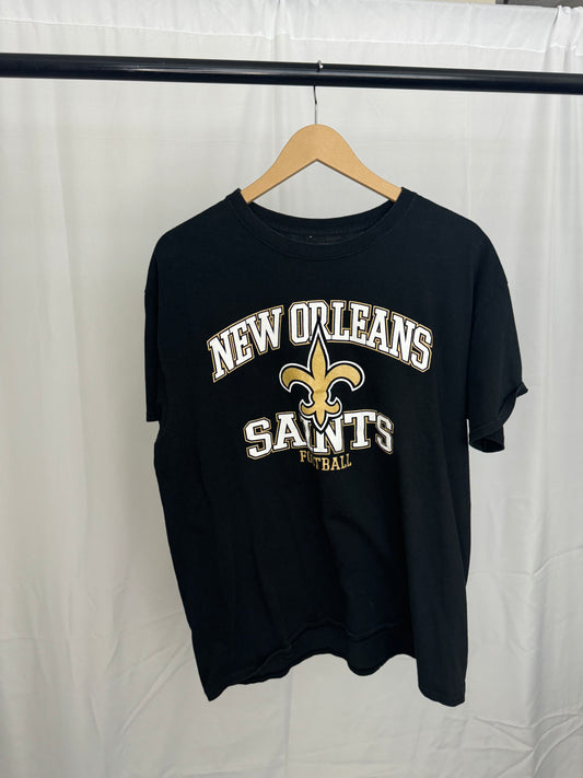 Vintage Black Saints Shirt - M