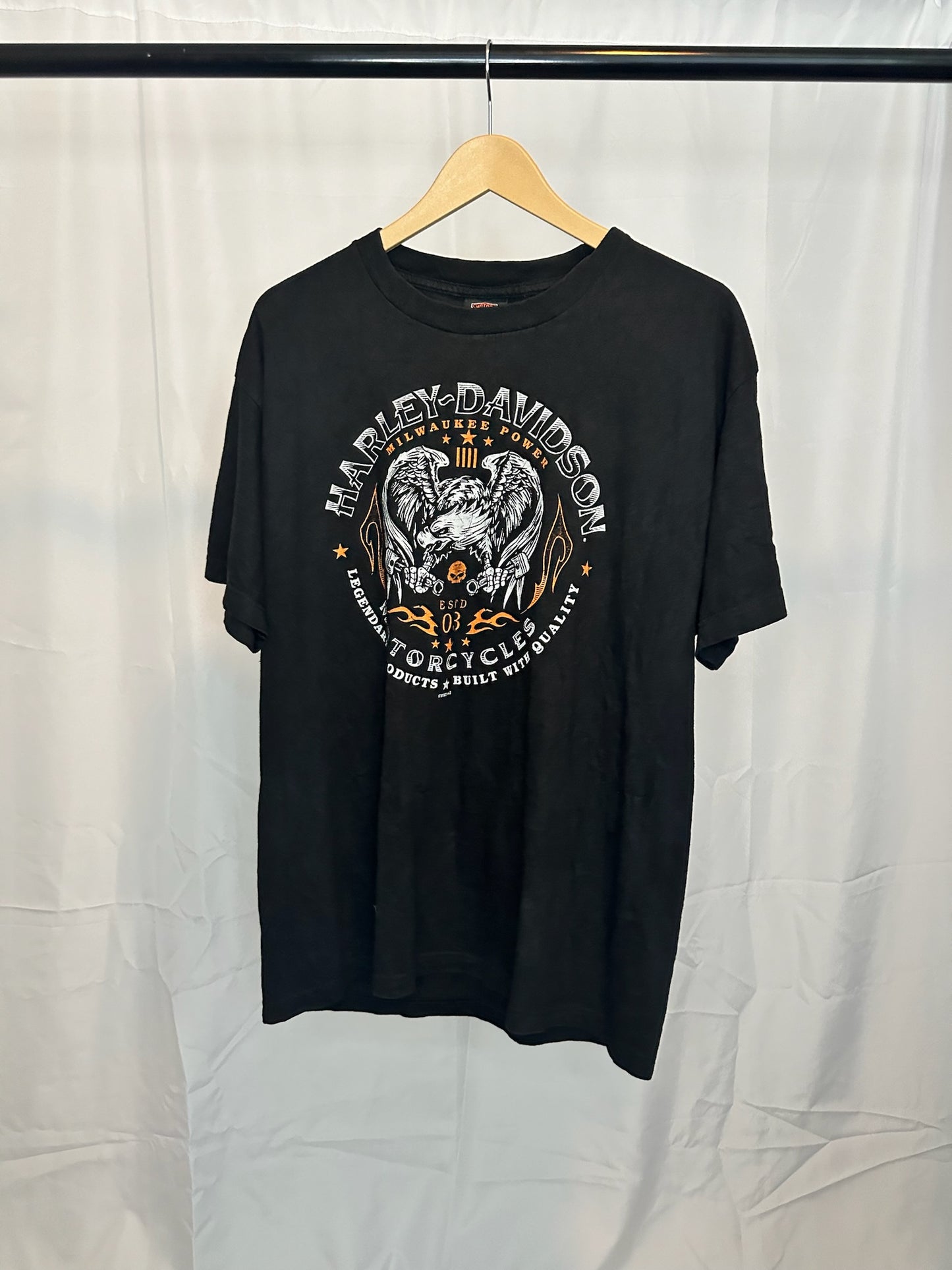 Y2K Harley Davidson shirt - L