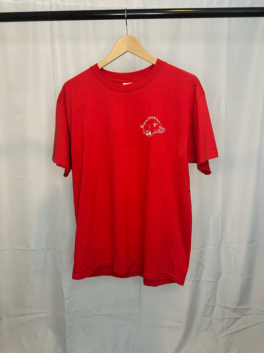 Arkansas Razor back shirt - L