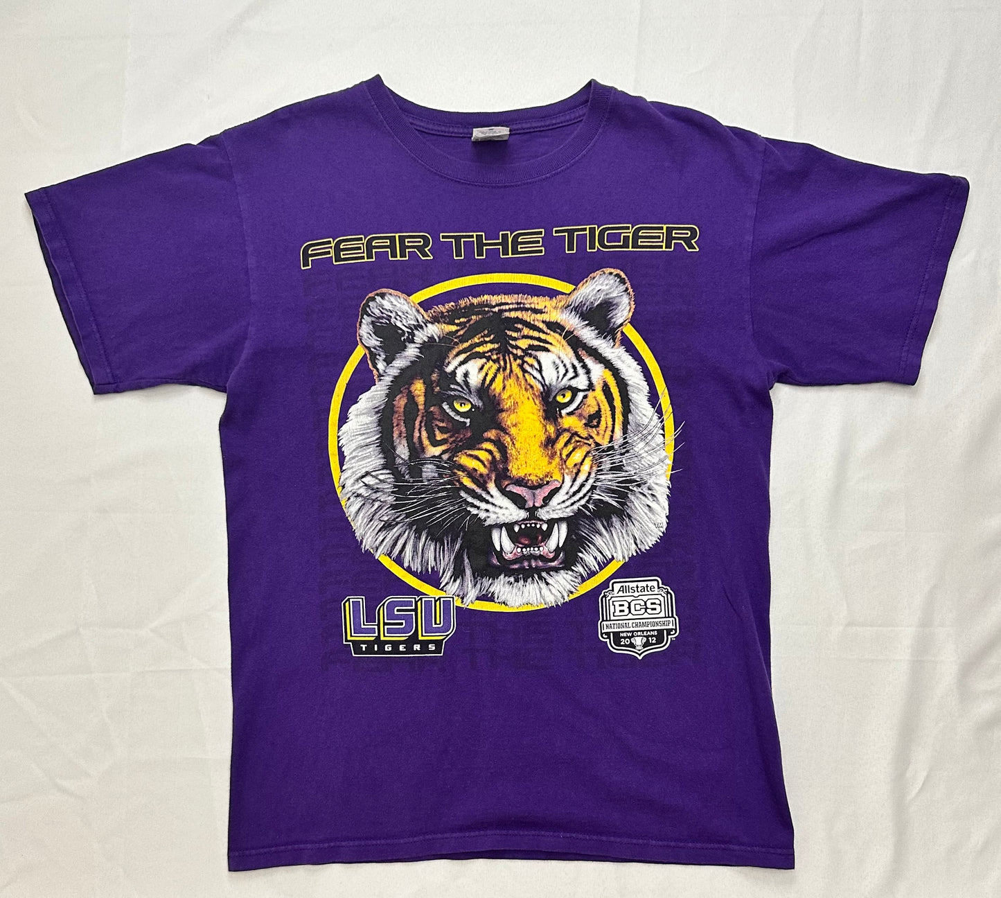 Fear The Tiger LSU T Shirt - L